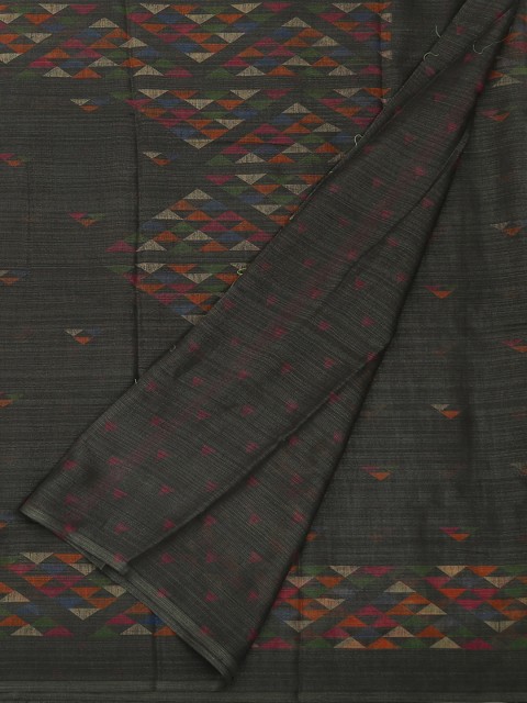 

Pothys Grey Woven Design Linen Blend Saree