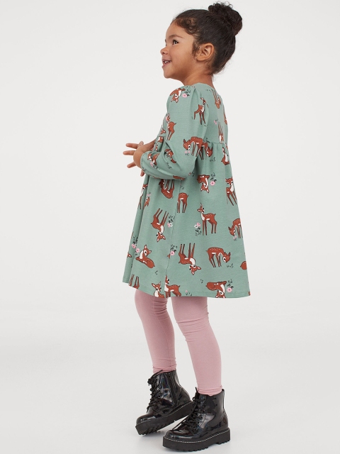 

H&M Girls Turquoise Blue 2 Piece Cotton Set