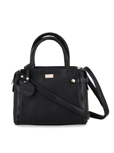 

yelloe Black Solid Handheld Bag