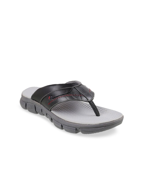 

Mochi Men Black Comfort Leather Sandals