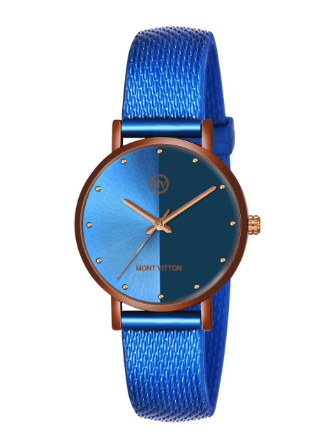MONTVITTON Women Blue Analogue Watch MV1218