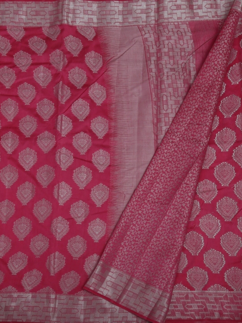 

Pothys Pink Woven Design Jute Cotton Saree