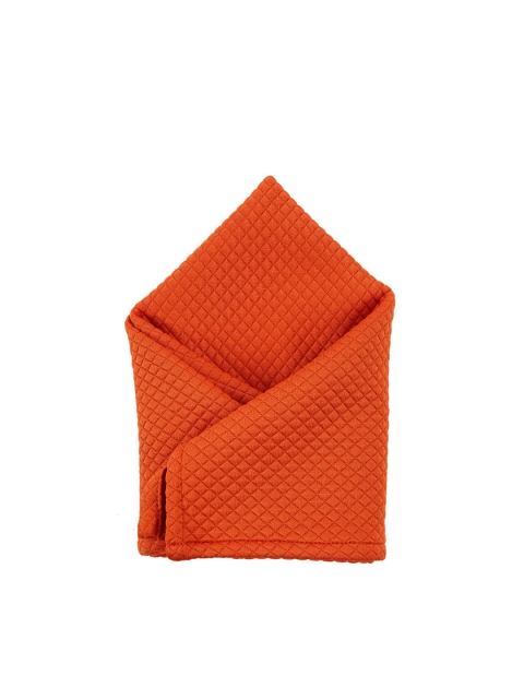 

The Bro Code Orange Classic Men's Premium Jacquard Wedding Collection Pocket Square