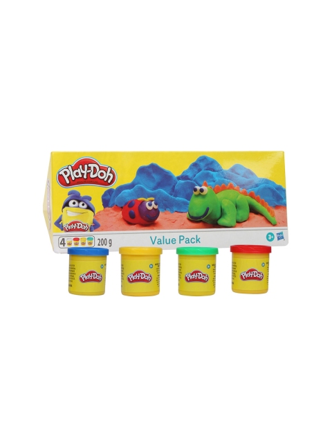Hasbro Kids Pack Of Four Play-Doh 2 Ounce Cans, Yellow