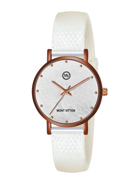 

MONTVITTON Women White Analogue Watch MV1214