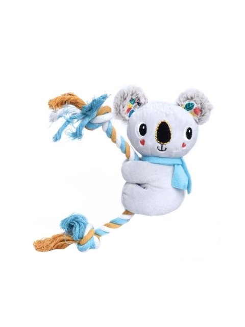 

Heads Up For Tails White Recycled Cotton Puppy Play Koala Dog Toy
