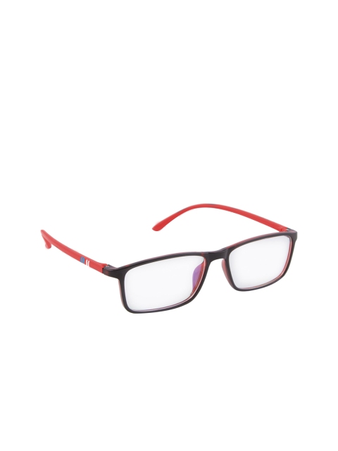 

VAST Unisex Black & Red Colourblocked Full Rim Rectangle Frames