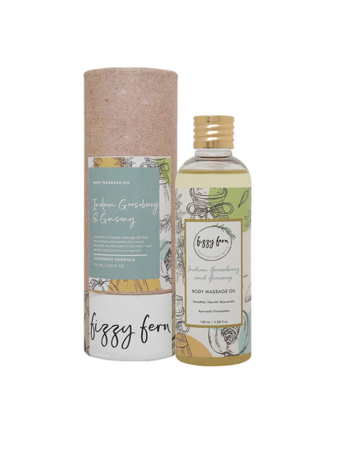 

Fizzy Fern Unisex Indian Gooseberry & Ginseng Body Massage Oil( GGBO-100) 100 ml, Yellow