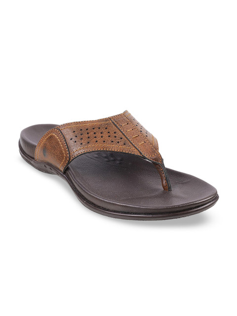 

Mochi Men Brown Leather Comfort Sandals