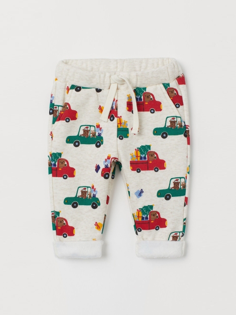 

H&M Boys Beige & Red Joggers