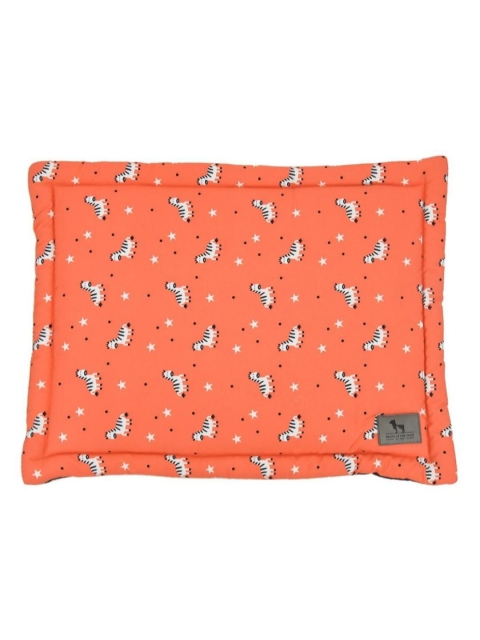 

Heads Up For Tails Orange Printed Dog Pet Mat