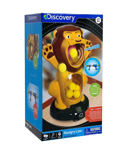 

Discovery Kids Blue & Yellow Lion Shooting Discovery Game With Sound