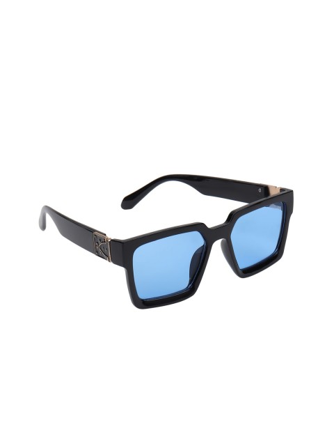 

Swiss Design Unisex UV Protected Lens Square Sunglasses SDSG, Blue