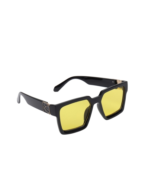 

Swiss Design Unisex UV Protected Lens Square Sunglasses SDSG, Yellow