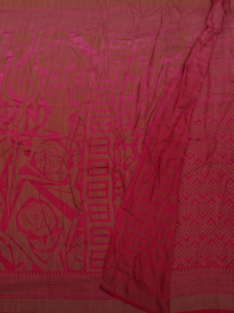 

Pothys Pink Woven Design Brasso Saree