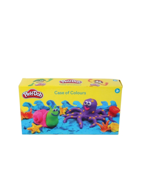 Hasbro Kids Multicolour Set Of 12 Two-Ounce Cans Play-Doh Case, Multi