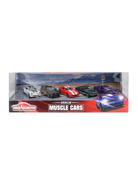 

Majorette By ToysRus Kids Set Of 5 Muscle Cars Giftpack, Black