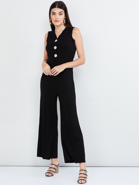 

max Women Black Solid Jumpsuit
