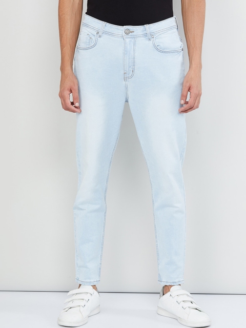 

max Men Blue Skinny Fit Mid-Rise Clean Look Jeans