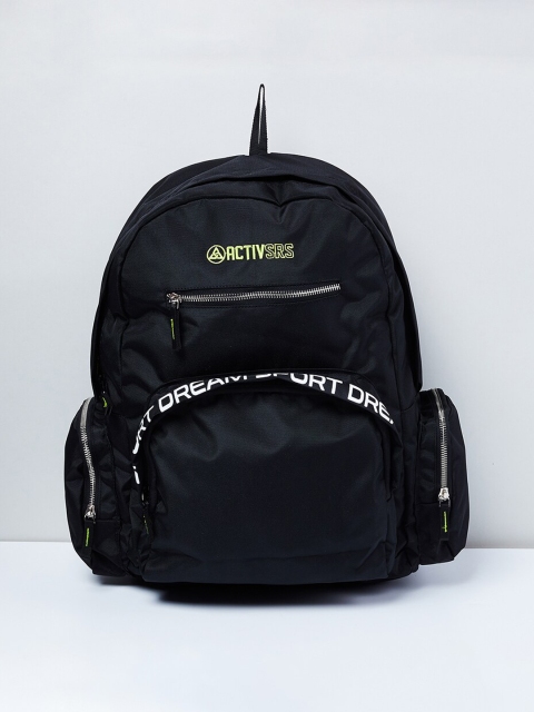 

max Men Black Solid Backpack