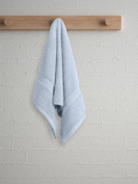 

SPACES Unisex Blue Solid 600 GSM Rennaissance Chambray Hand Towel