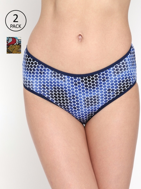 

Skidlers Women Pack of 2 Assorted Hipster Briefs SKD-BRIEF, Multi
