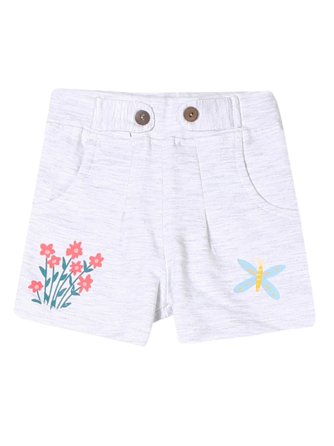 

Donuts Girls Grey Printed Regular Fit Regular Shorts