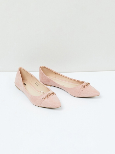 

max Women Pink Embellished Ballerinas