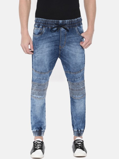 

IMYOUNG Men Blue Slim Fit Mid-Rise Clean Look Jeans