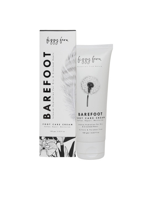 

Fizzy Fern Barefoot- Foot Cream with Turmeric, Clove Oil & Neem Oil - 100 g, White