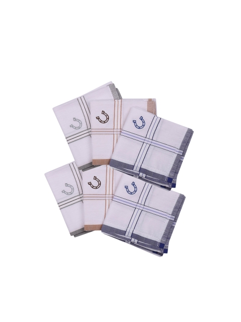 

Blacksmith Men Pack Of 6 White Handkerchief Accessory Gift Set