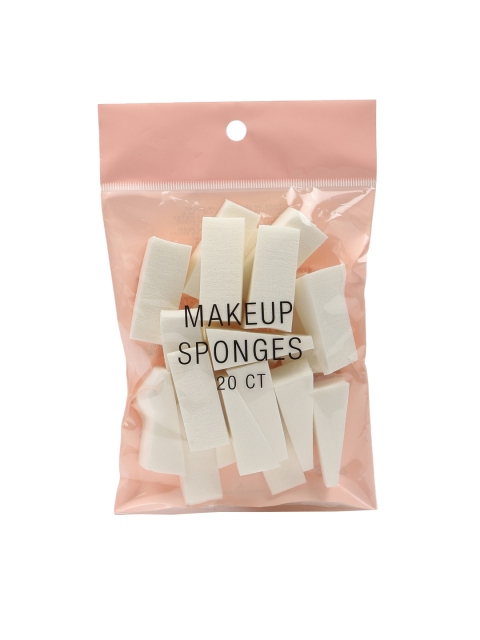 

FOREVER 21 Women Pack Of 20 Off-White Triangular Makeup Sponge