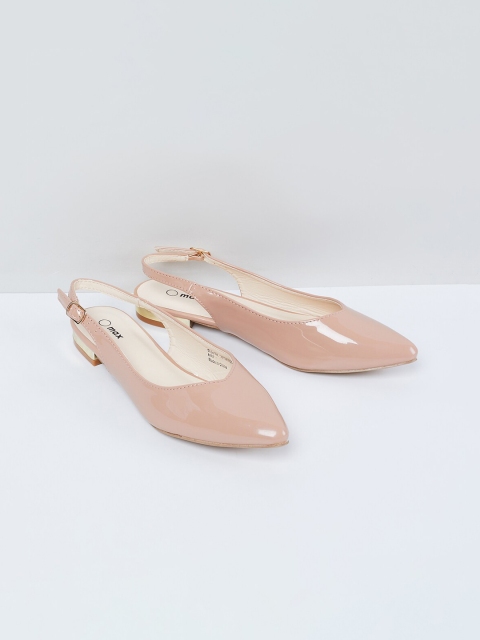 

max Women Pink Solid PU Ballerinas