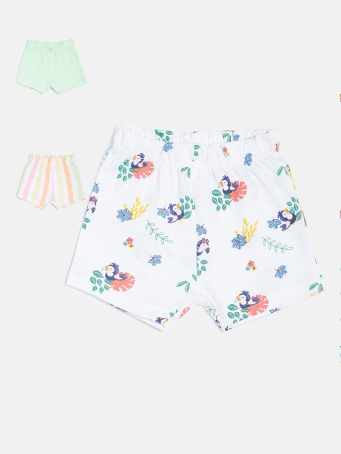 

MINI KLUB Boys Pack Of 3 Multicoloured Printed Regular Fit Hot Pants, Multi