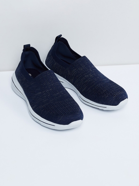 

max Men Navy Blue Slip-On Sneakers