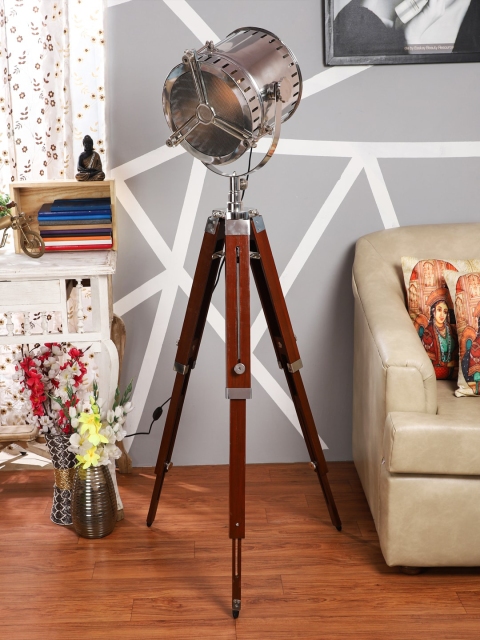 

LUXSUN Brown Solid Contemporary Floor Lamp