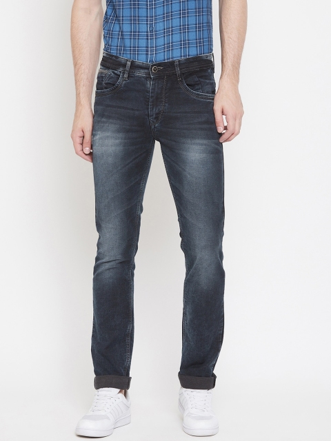 

Crimsoune Club Men Navy Blue Slim Fit Mid-Rise Clean Look Jeans