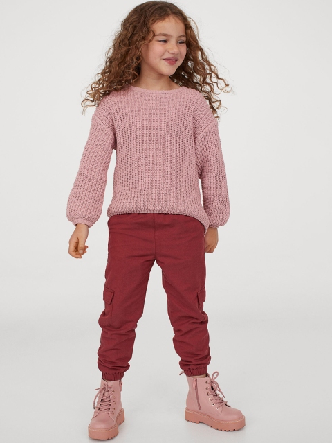 

H&M Girls Red Lined Joggers