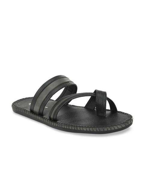 

Metronaut Men Black Comfort Sandals
