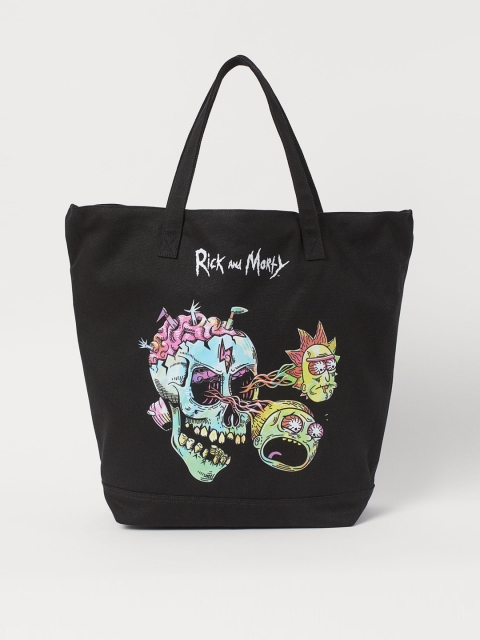 

H&M Men Black Cotton Canvas Bag