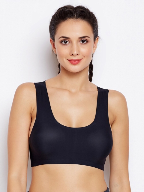 

Golden Girl Black Solid Non-Wired Lightly Padded Sports Bra 336_Bllack_30A