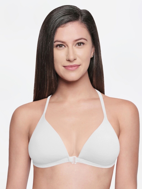 

Bodycare White Solid Non-Wired Heavily Padded Everyday Bra 6571WW