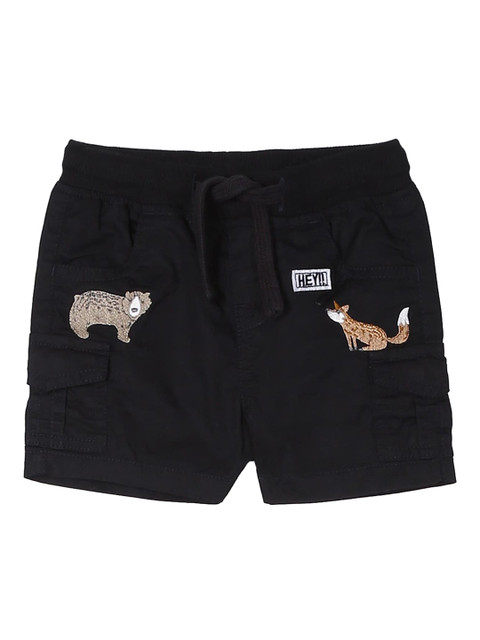 

Donuts Boys Blue Printed Regular Fit Regular Shorts