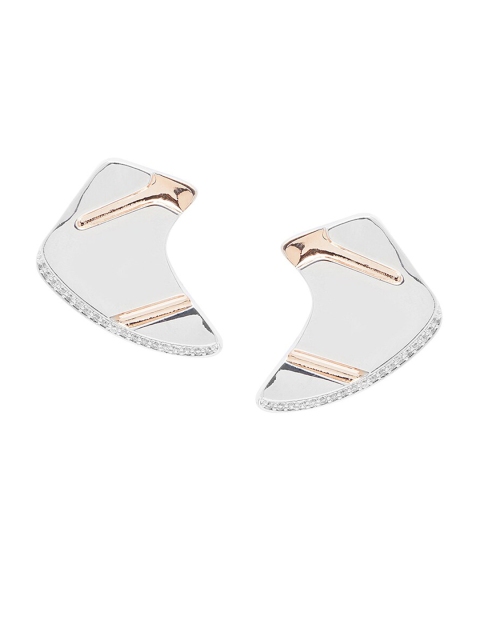 

shaze White Contemporary Studs
