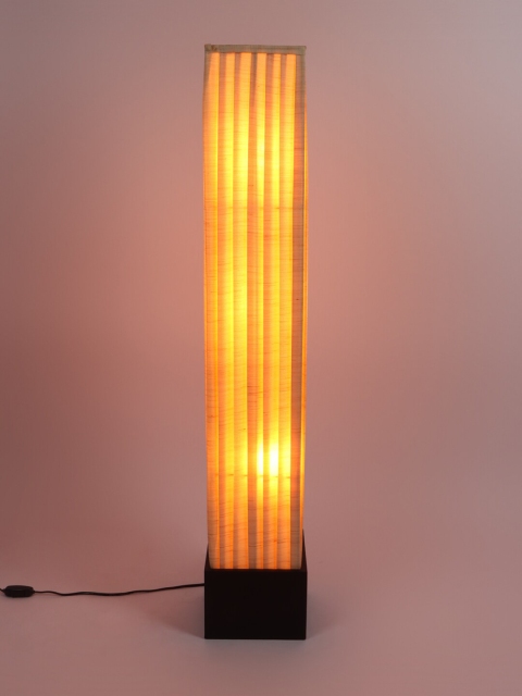 

LUXSUN Beige Textured Traditional Pillar Floor Lamp