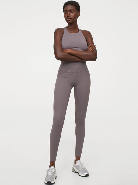 

H&M Women Grey Shaping Tights High Waist
