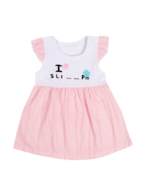 

DOROKIDS Girls Pack Of 2 Printed Fit and Flare Dress, Pink