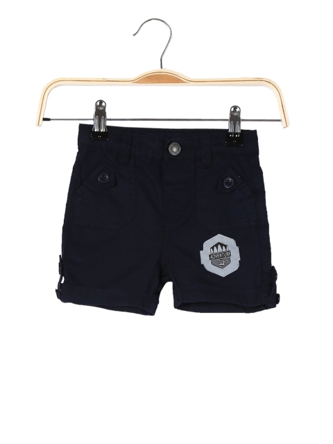 

Donuts Boys Blue Solid Regular Fit Regular Shorts