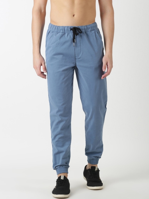 

Blue Saint Men Blue Slim Fit Solid Joggers