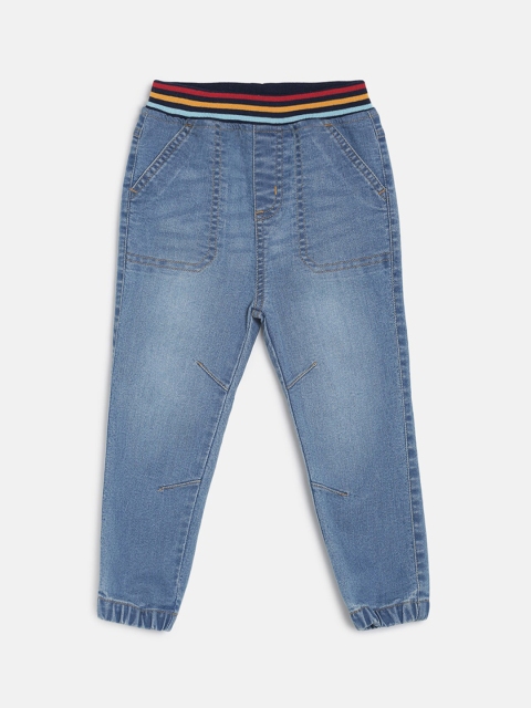 

MINI KLUB Boys Blue Regular Fit Mid-Rise Clean Look Stretchable Jeans